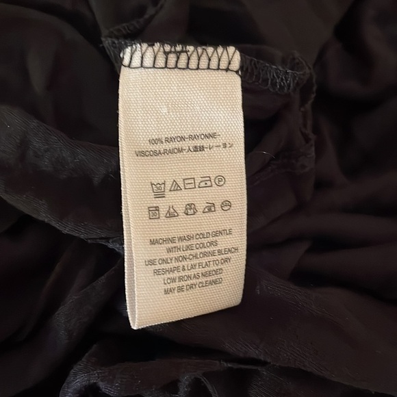 Free People women’s Medium dress skirt top shirt black Multi-way basic stretch - Picture 6 of 11